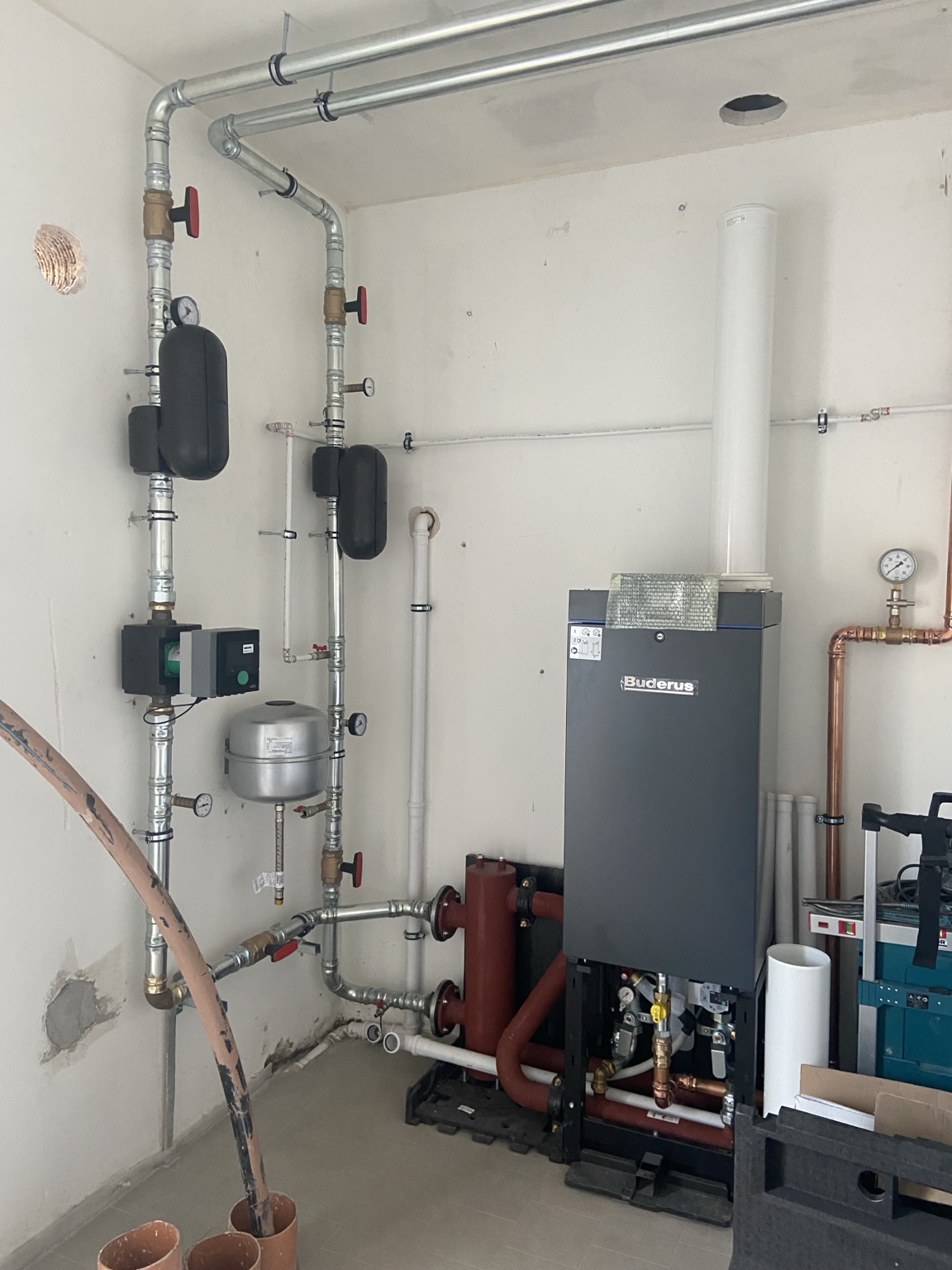 Heating plant room installation by HydroPro